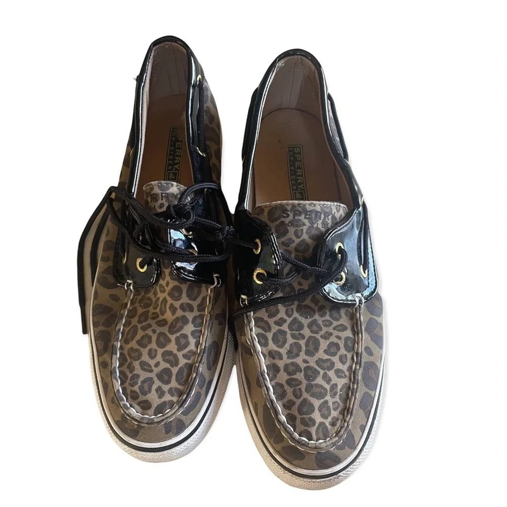 Sperry Topside cheetah print loafers - Picture 3 of 6